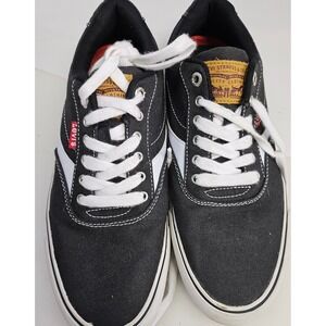 Levi's Strauss Canvas Fashion Chambray Low Top Sneakers Men 9.5 Tennis Shoes